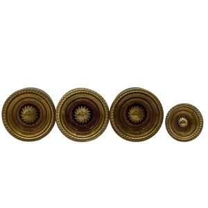 Vintage Brass Cabinet Drawer Pulls Handles Knobs Hardware Dresser Kitchen Lot